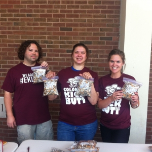 EKU staff participate in Cigarette Butt Pick-Up Event