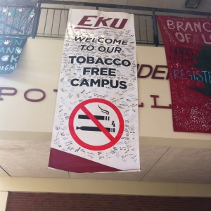 EKU Tobacco-Free Banner